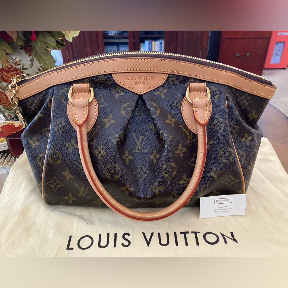 Pre-Loved Authentic Louis Vuitton Coated Canvas Satchel Handbag